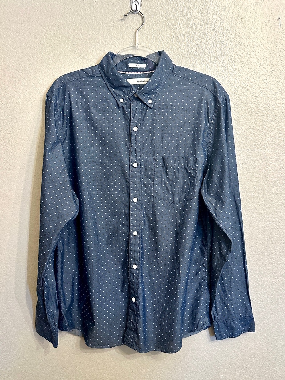 Hawker Rye Dark Blue Button-Down